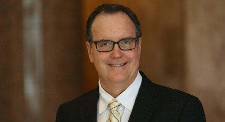 James C Gordon attorney at Gordon & Sykes smiling head shot professional lawyer dfw area